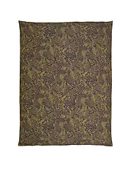 CHRISTIAN FISCHBACHER | Jacquard Deckenbezug FARN 140x200cm Dunstblau | gold