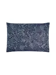 CHRISTIAN FISCHBACHER | Jacquard Kissenbezug FARN 70x90cm Dunstblau | dunkelblau