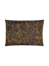 CHRISTIAN FISCHBACHER | Jacquard Kissenbezug FARN 70x90cm Dunstblau | gold