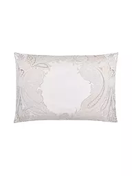 CHRISTIAN FISCHBACHER | Jacquard Kissenbezug GRACE 70x90cm Ivory | hellgrau