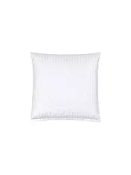 CHRISTIAN FISCHBACHER | Satin Kissenbezug 70x90cm MANHATTAN Weiss | weiss
