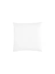 CHRISTIAN FISCHBACHER | Satin-Kissenbezug 70x90cm Weiss  | weiss