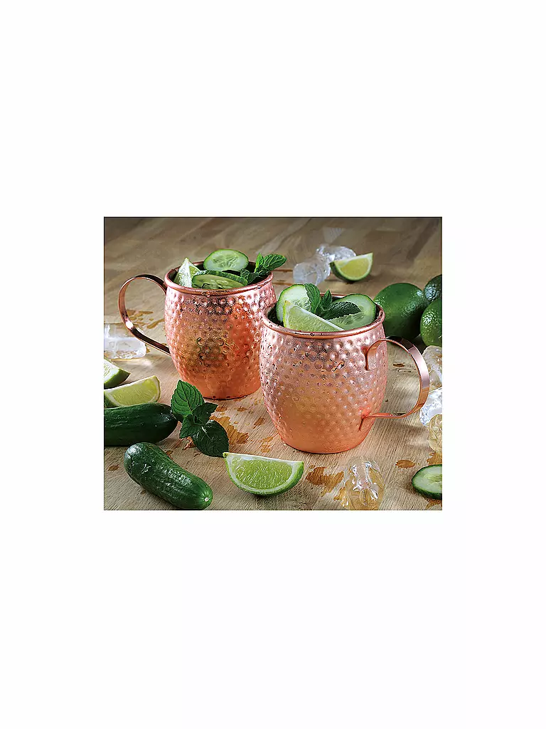 CILIO | Becher MOSCOW MULE Hammerschlag 500ml | kupfer