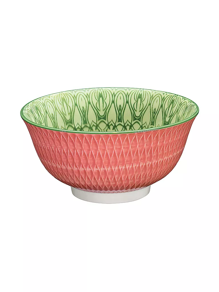 CILIO | Dessertschale - Bowl 15,5cm Rauten/Rosa | bunt