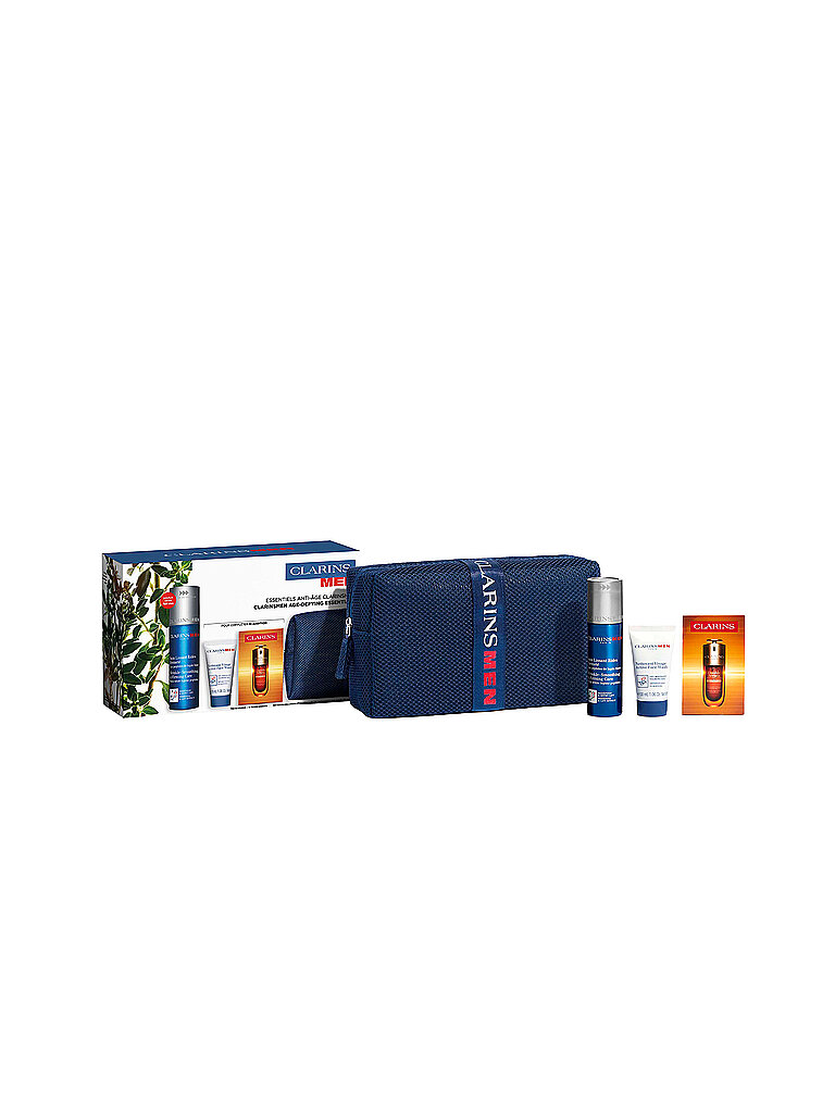 CLARINS Geschenkset - ClarinsMen Age-Defying Essentials Set 50ml / 30ml