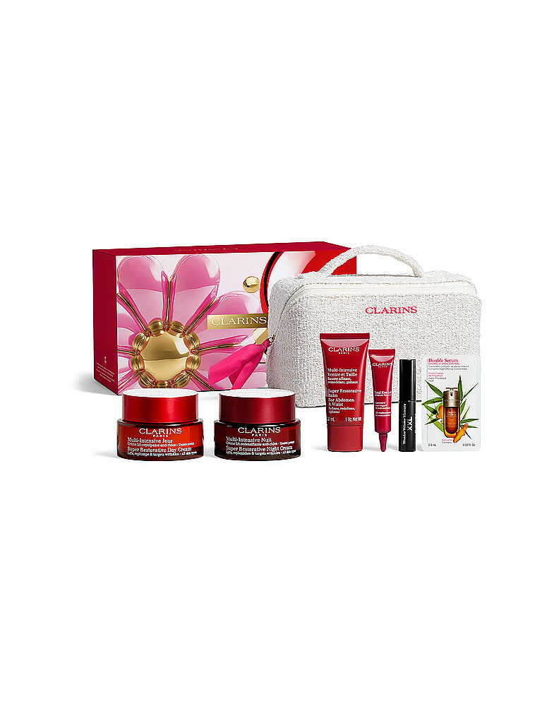 CLARINS Geschenkset - COLLECTION SUPER RESTORATIVE HOLIDAY SEASON 2x50ml / 30ml / 7ml / 3ml