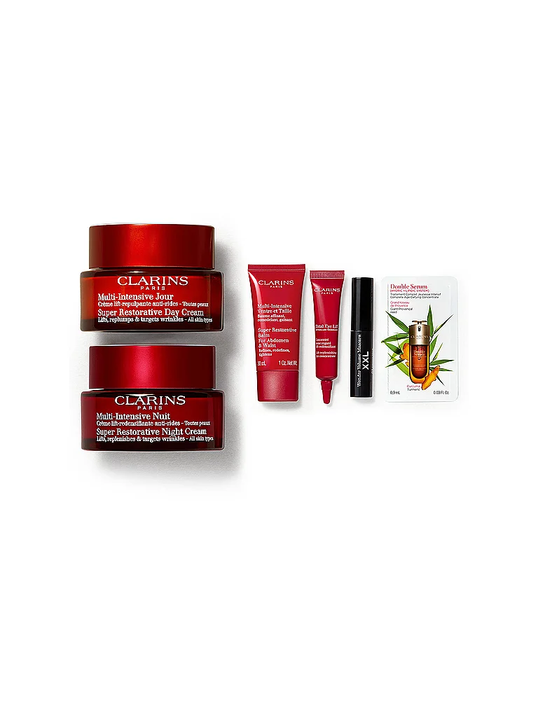 CLARINS Geschenkset - COLLECTION SUPER RESTORATIVE HOLIDAY SEASON 2x50ml / 30ml / 7ml / 3ml