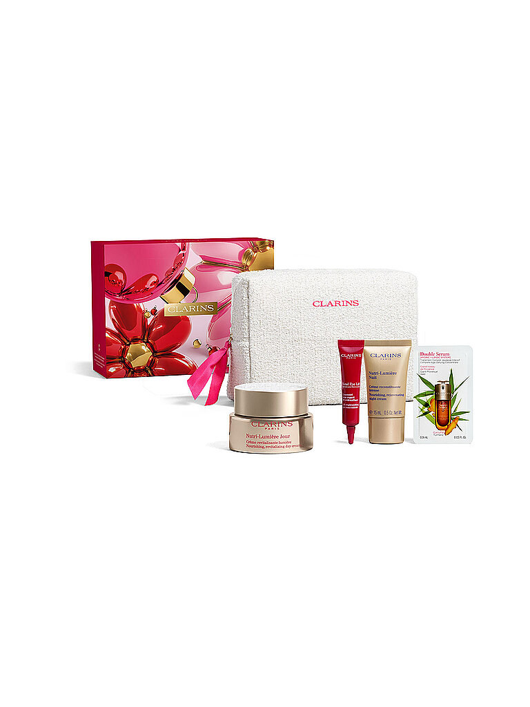 CLARINS Geschenkset - NUTRI LUMIERE HOLIDAY SEASON 50ml / 15ml / 7ml / 0,9ml