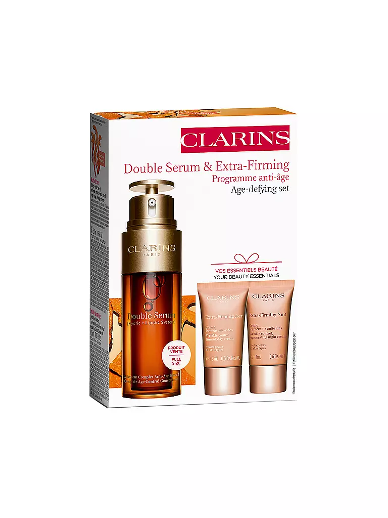 CLARINS | Geschenkset - Double Serum & Extra-Firming Set 2x15ml / 50ml / 0,9ml | keine Farbe