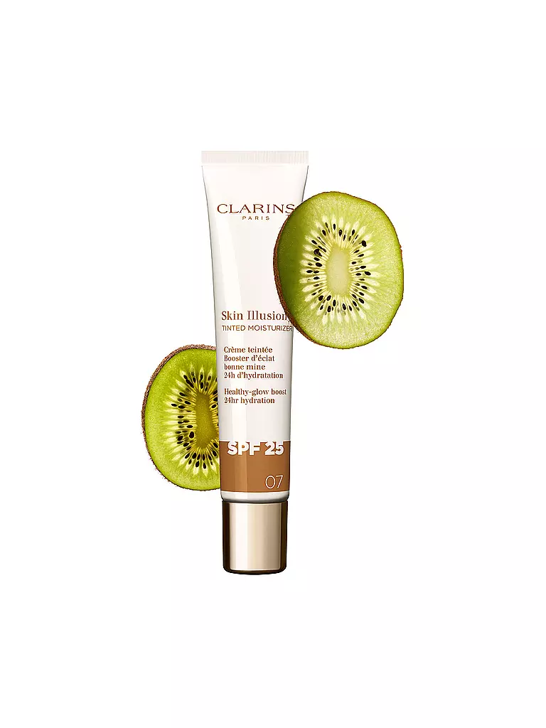 CLARINS | Gesichtscreme -  Skin Illusion Tinted Moisturizer SPF 25 07 40ml | hellbraun