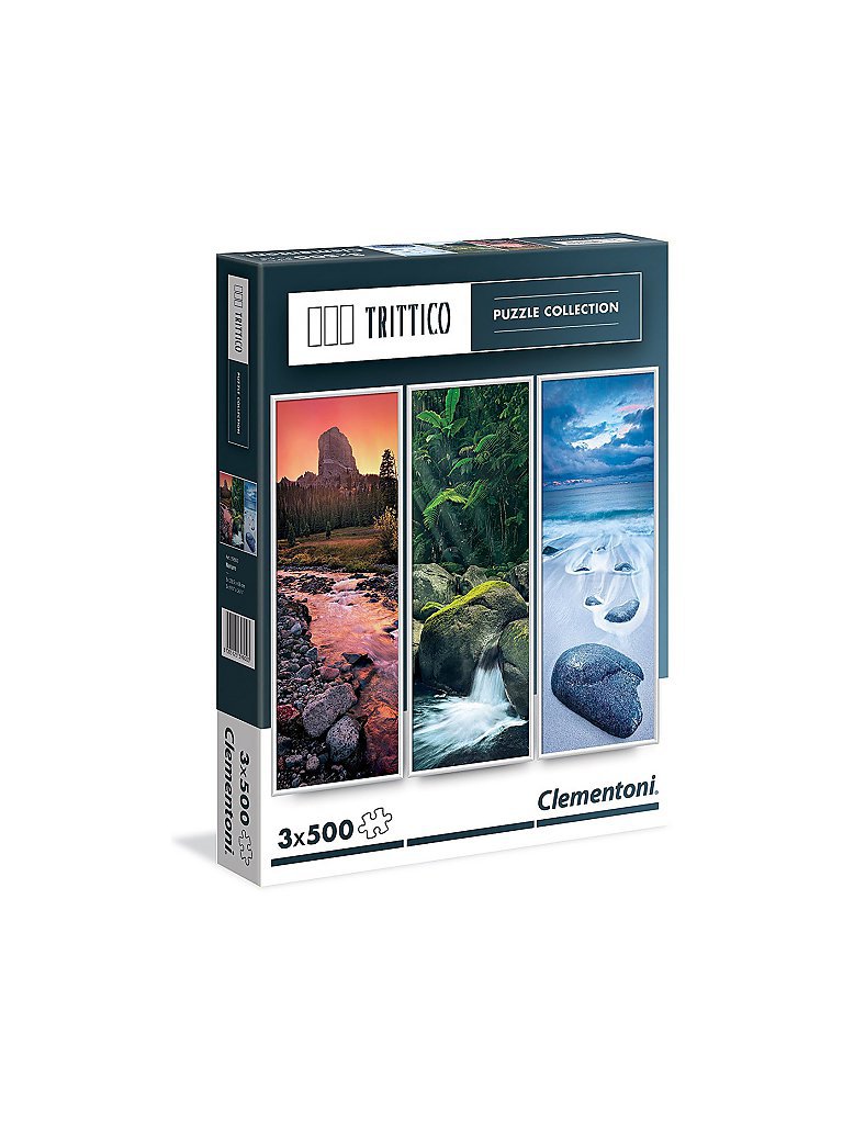 CLEMENTONI Puzzle - Trittico Natur 3x500 Teile