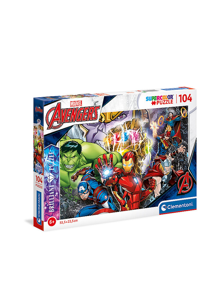 CLEMENTONI Kinderpuzzle 104 Teile Marvel
