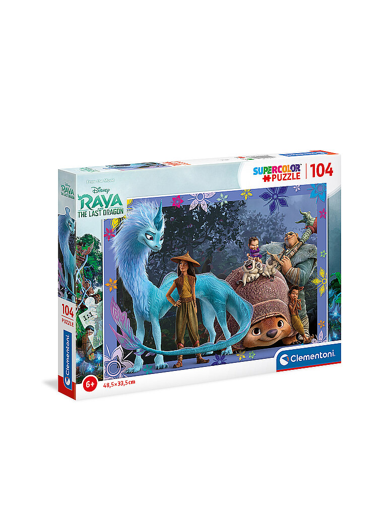CLEMENTONI Kinderpuzzle 104 Teile Supercolor Raya
