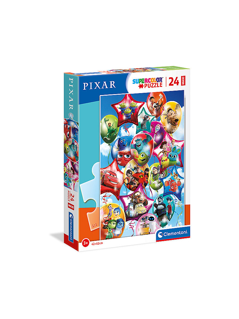 CLEMENTONI Kinderpuzzle 24 Teile Maxi Pixxar Party