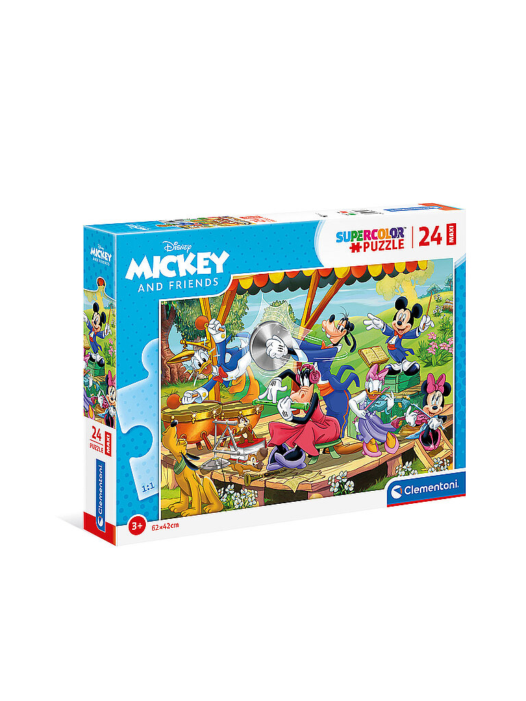 CLEMENTONI Kinderpuzzle 24 Teile Maxi Mickey & Friends