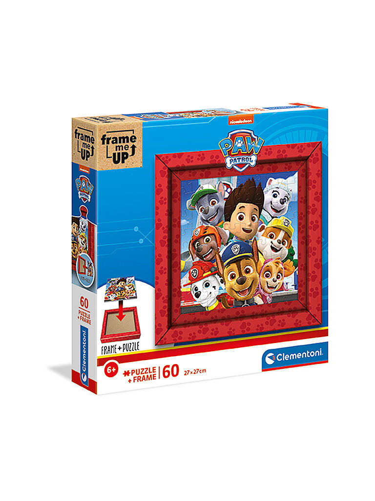 CLEMENTONI Kinderpuzzle 60 Teile Frame me up Paw Patrol