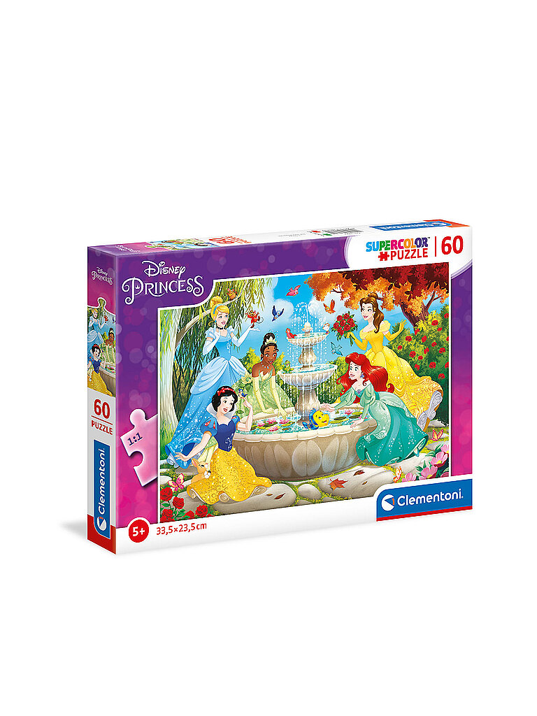 CLEMENTONI Kinderpuzzle 60 Teile Supercolor Princess