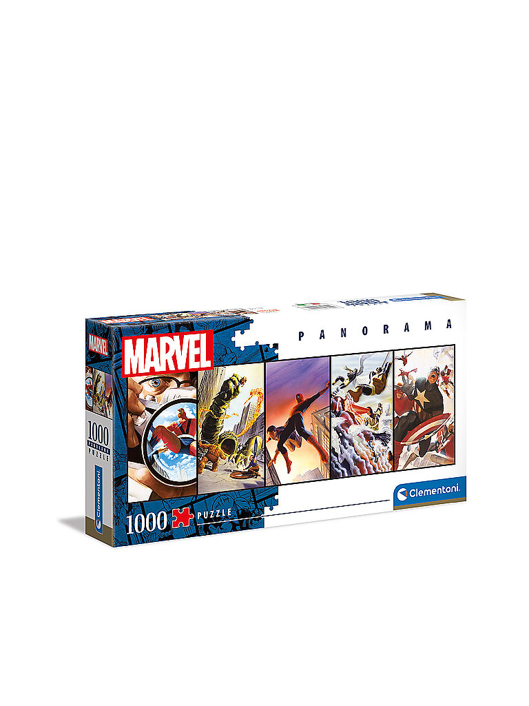 CLEMENTONI Kinderpuzzle 1000 Teile Panorama Marvel High Quality Collection
