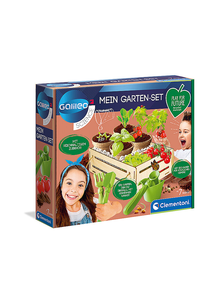 CLEMENTONI Gardening Kit Mein GartenseTeile Play for Future