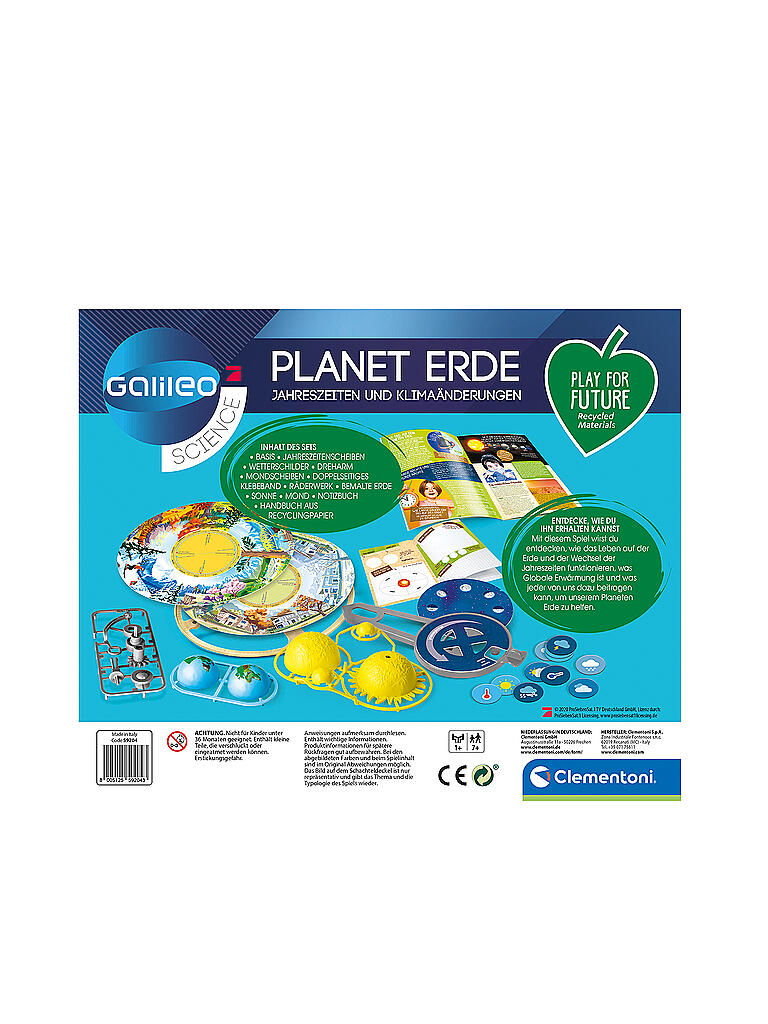 CLEMENTONI | Astronomy Panet Erde "Play for Future" | keine Farbe