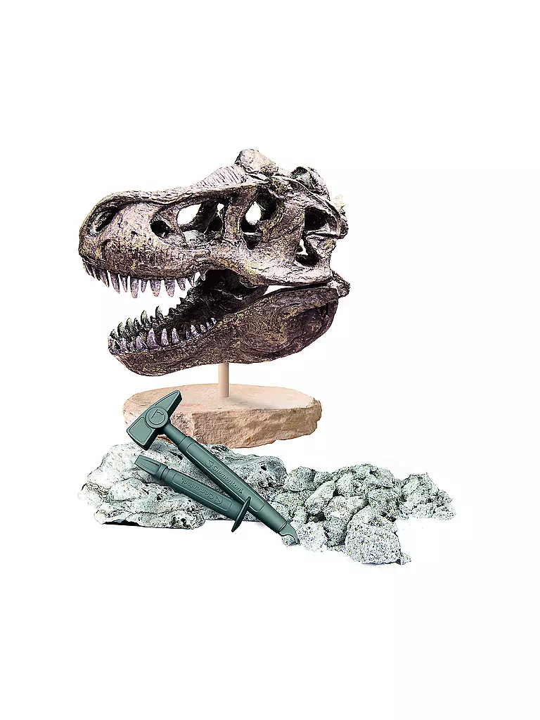 CLEMENTONI | Ausgrabungs-Set Riesenschädel des T-Rex | keine Farbe