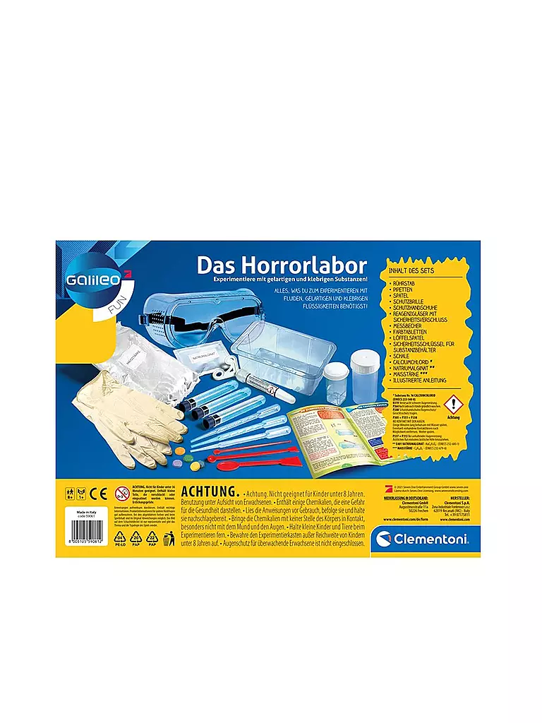 CLEMENTONI | Galileo Fun - Das Horrorlabor | keine Farbe