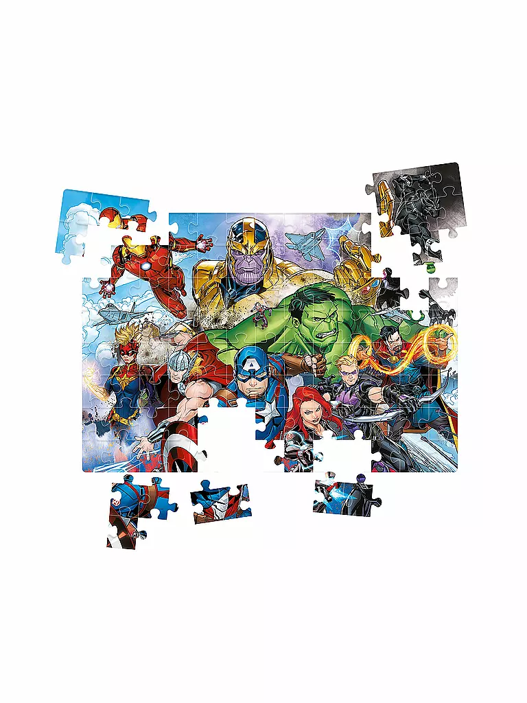 CLEMENTONI | Kinderpuzzle 104 Teile Supercolor Avengers | keine Farbe