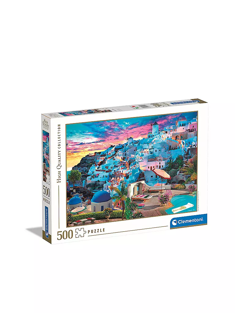 CLEMENTONI | Puzzle  High Quality Collection - Ausblick in Griechenland 500 Teile | keine Farbe