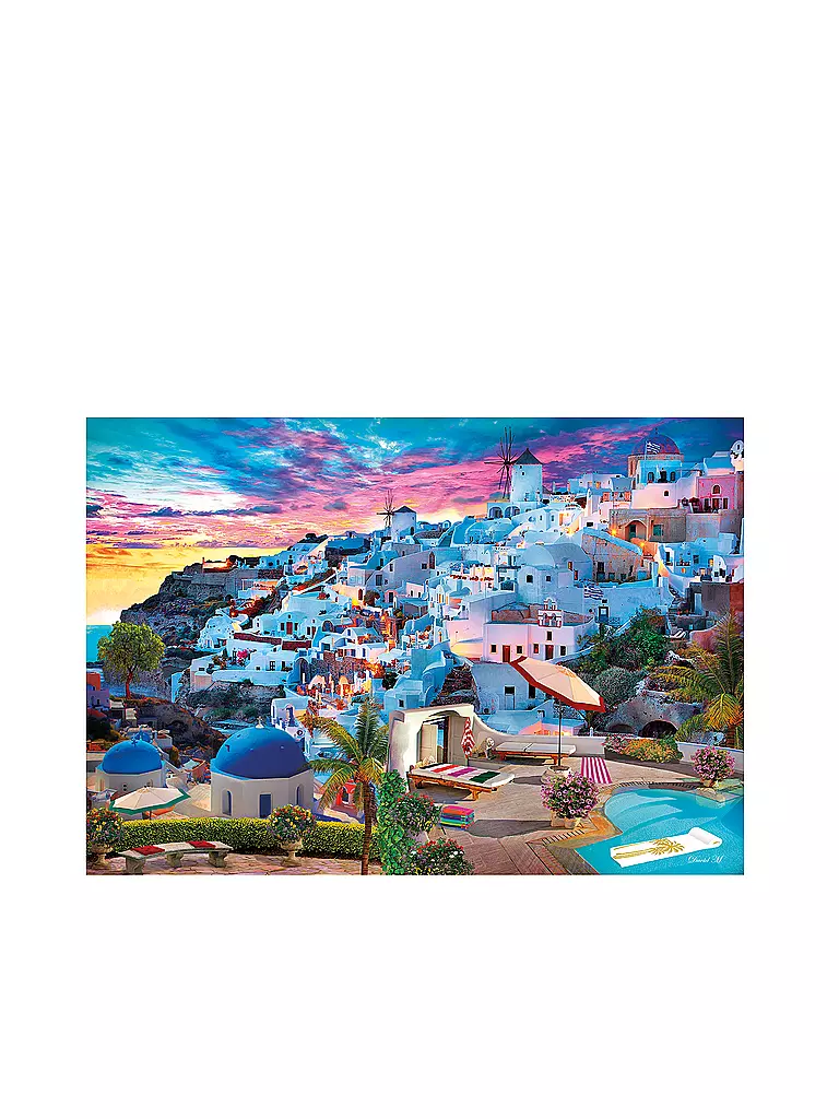CLEMENTONI | Puzzle  High Quality Collection - Ausblick in Griechenland 500 Teile | keine Farbe