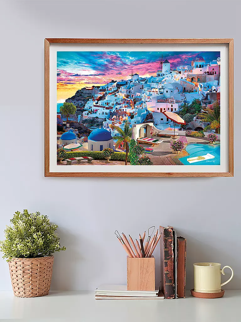 CLEMENTONI | Puzzle  High Quality Collection - Ausblick in Griechenland 500 Teile | keine Farbe