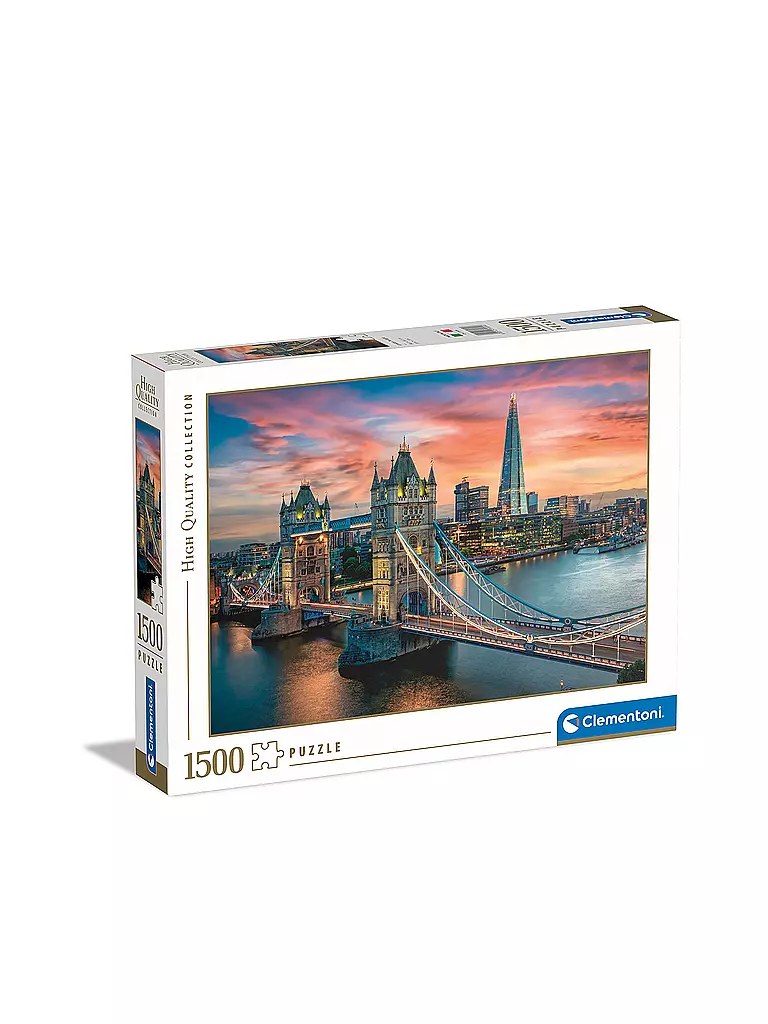 CLEMENTONI | Puzzle  High Quality Collection - London im Zwielicht 1500 Teile | keine Farbe