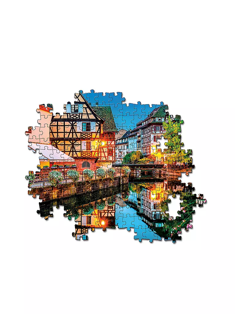 CLEMENTONI | Puzzle  High Quality Collection - Straßburg Altstadt 500 Teile | keine Farbe