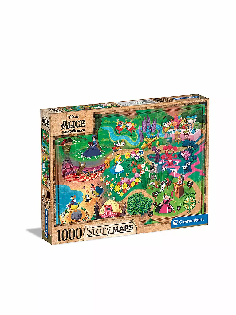 CLEMENTONI | Puzzle - Disney - Alice im Wunderland 1000 Teile | keine Farbe