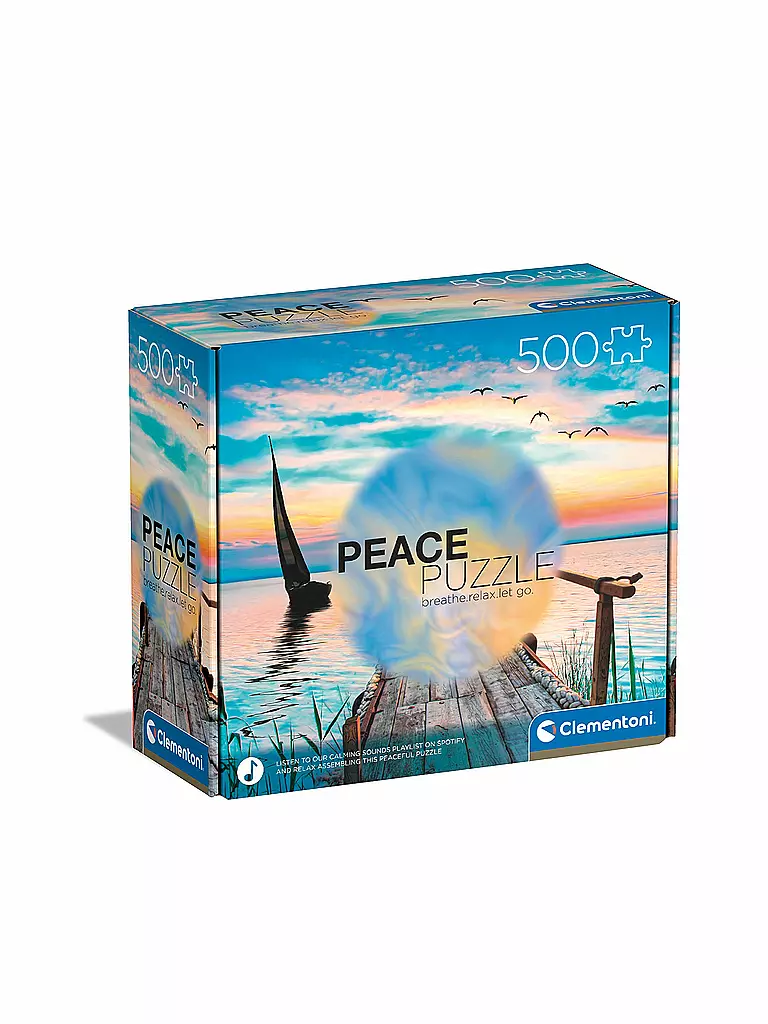 CLEMENTONI | Puzzle - Peace Peaceful Wind 500 Teile | keine Farbe