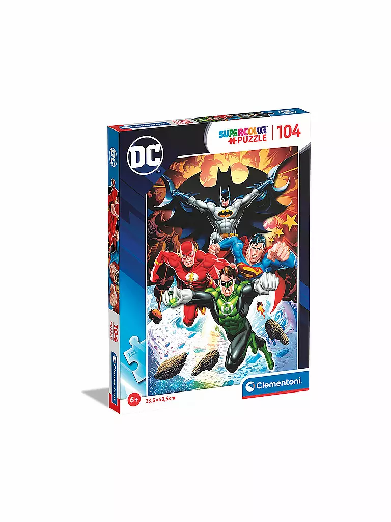 CLEMENTONI | Puzzle - Supercolor Dc Comics-Justice League 104 Teile | keine Farbe