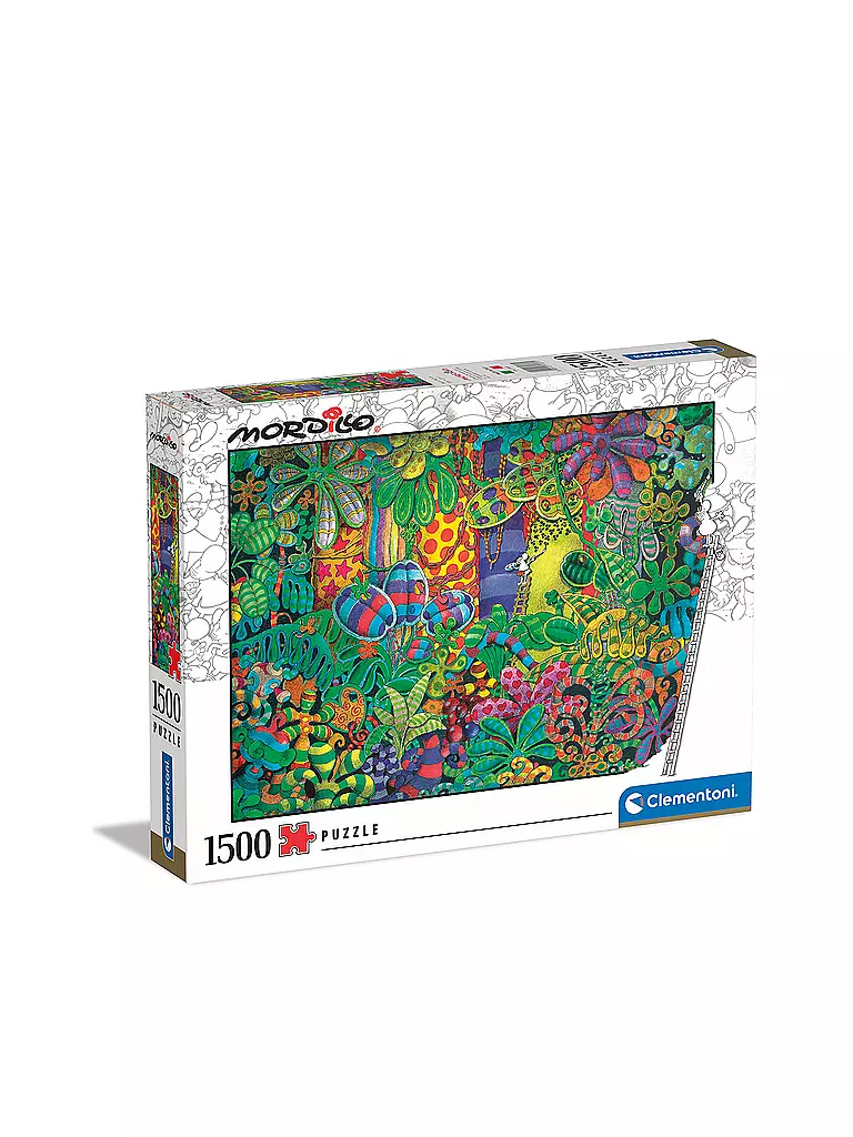 CLEMENTONI | Puzzle Mordillo - Mordillo 1500 Teile | keine Farbe