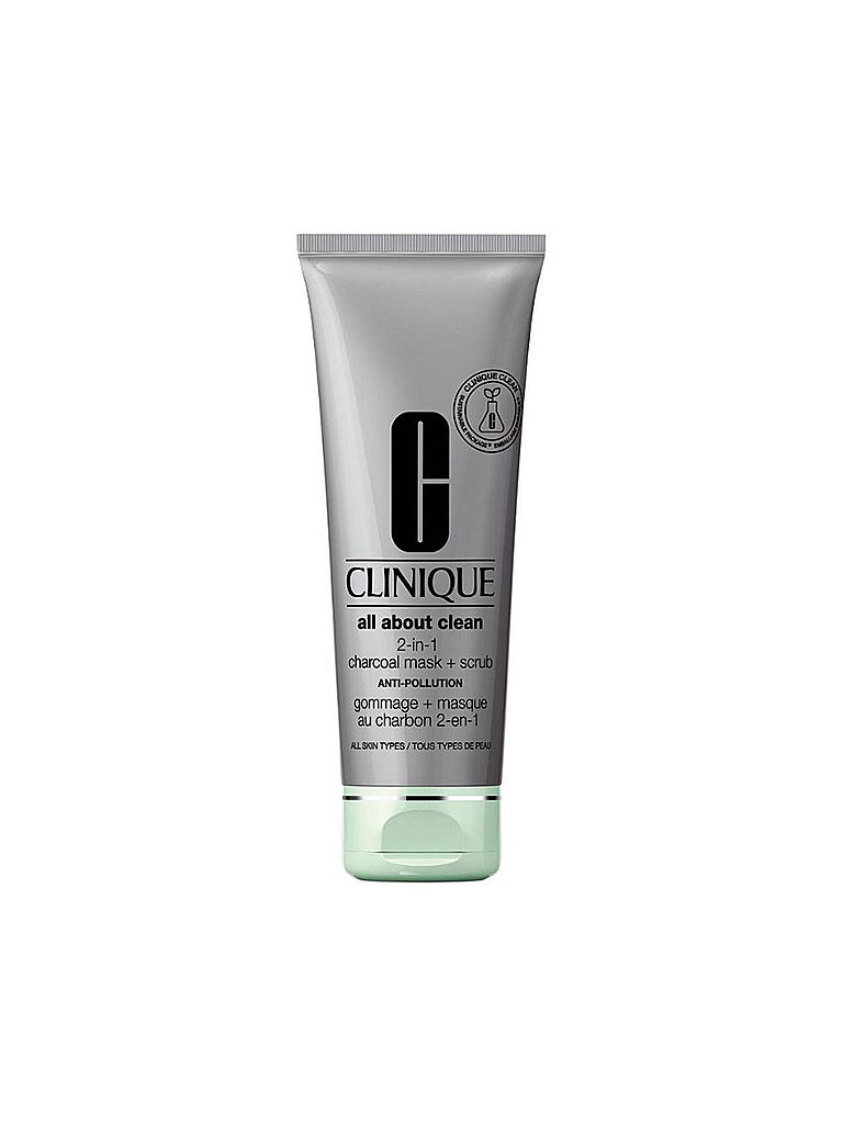Clinique All About Clean 2-In-1 Charcoal Mask + Scrub Anti-Pollution 100Ml