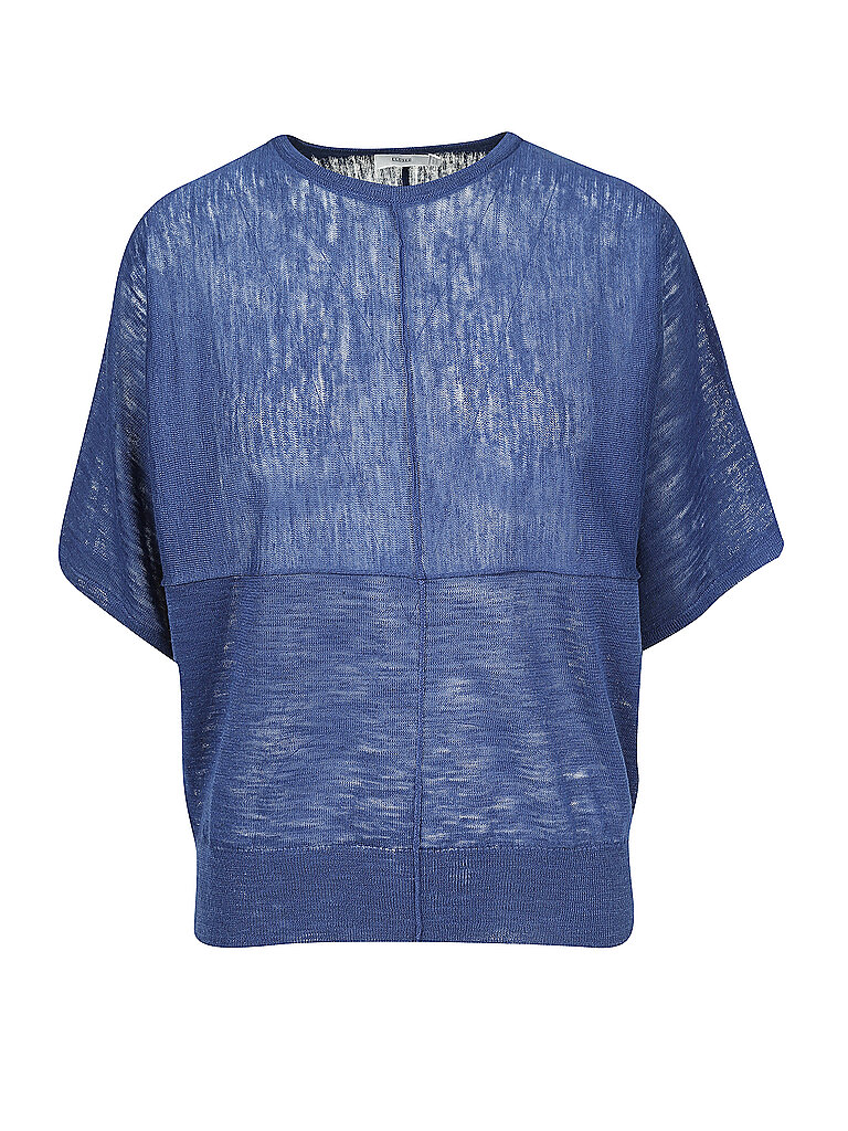 CLOSED Leinenpullover Regular Fit  blau | L