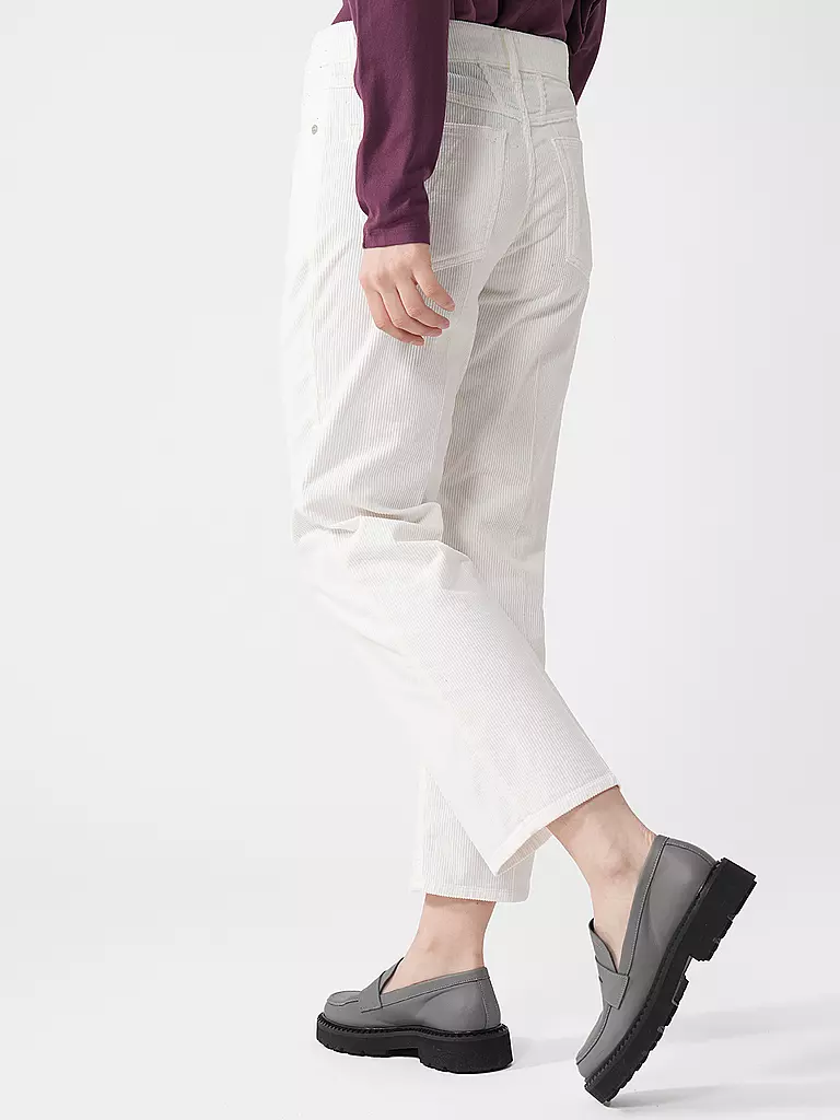 CLOSED | Cordhose Straight Fit 7/8 MILO | creme