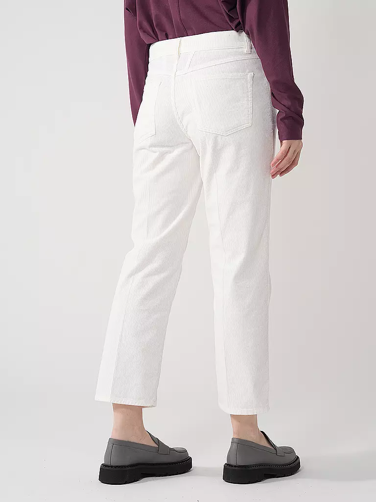 CLOSED | Cordhose Straight Fit 7/8 MILO | creme