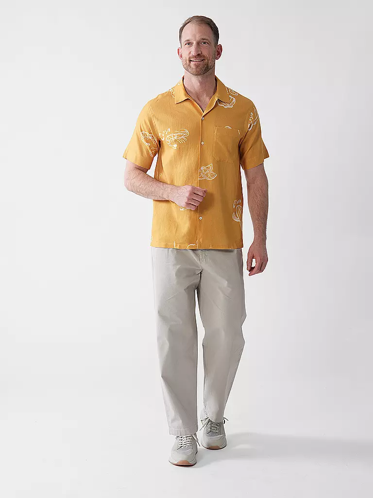 CLOSED | Hemd Regular Fit  | gelb