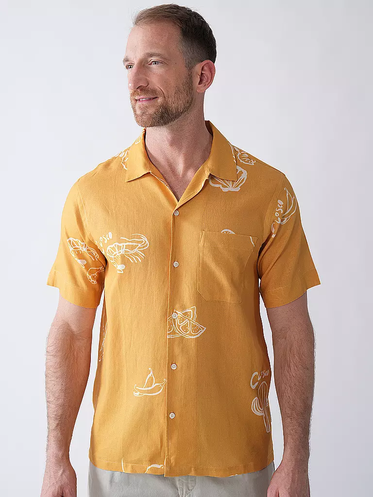 CLOSED | Hemd Regular Fit | gelb