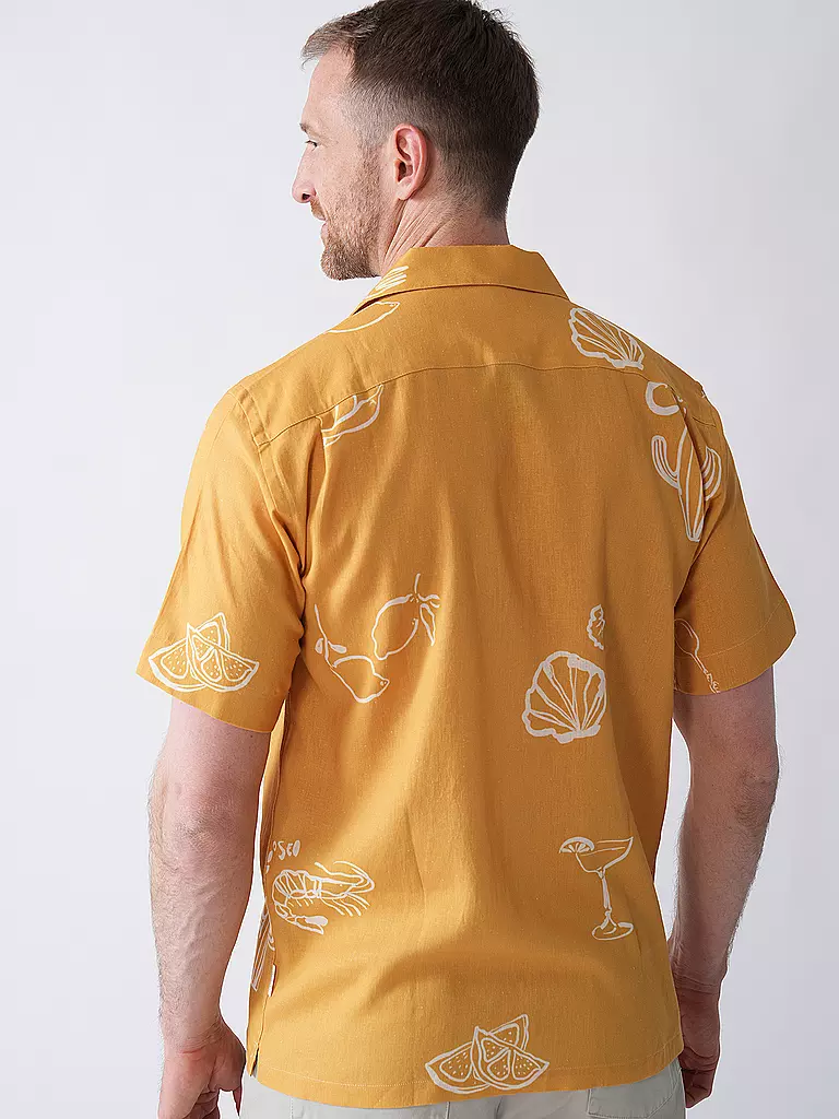 CLOSED | Hemd Regular Fit | gelb