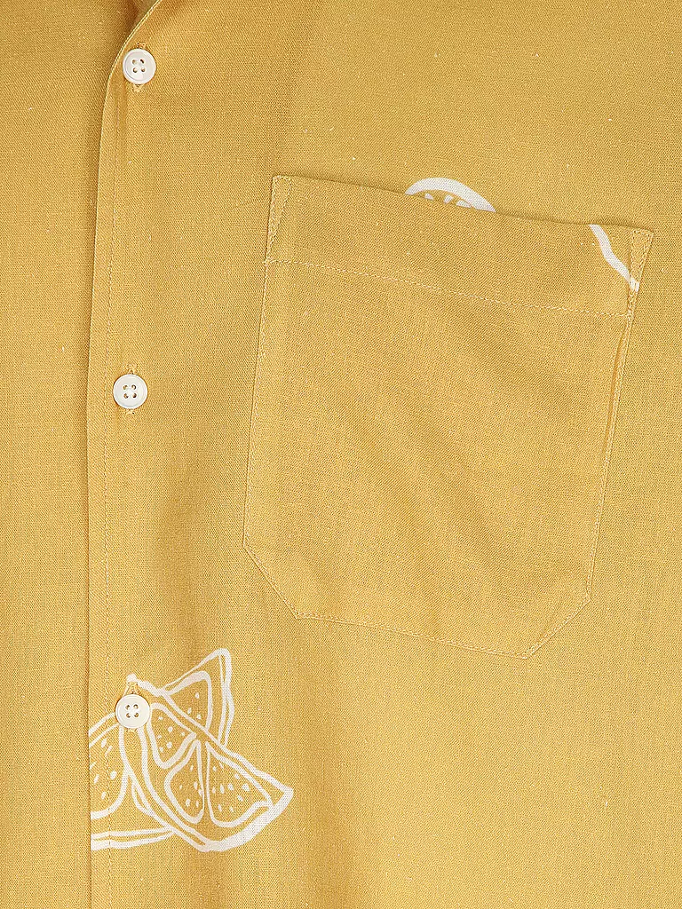 CLOSED | Hemd Regular Fit | gelb