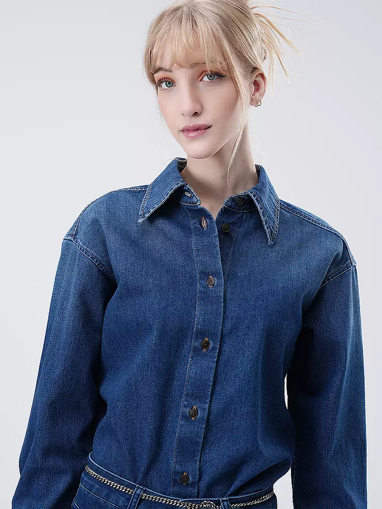 CLOSED | Jeansbluse | blau