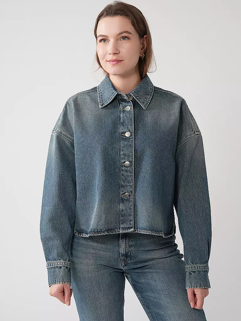 CLOSED | Jeansbluse | blau