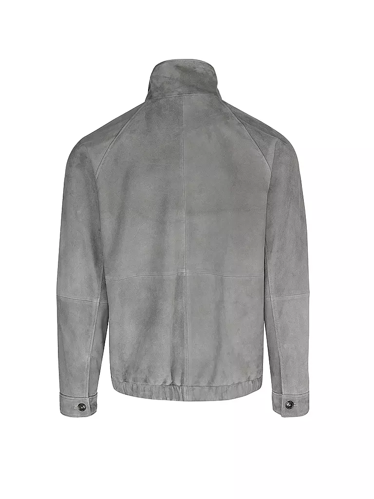CLOSED | Lederjacke HARRINGTON | grau