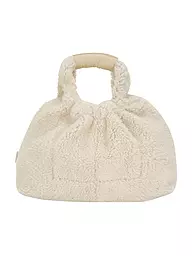 CLOSED | Ledertasche - Tasche aus Shearling ALIVE S | creme