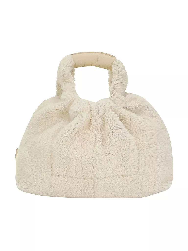 CLOSED | Ledertasche - Tasche aus Shearling ALIVE S | creme