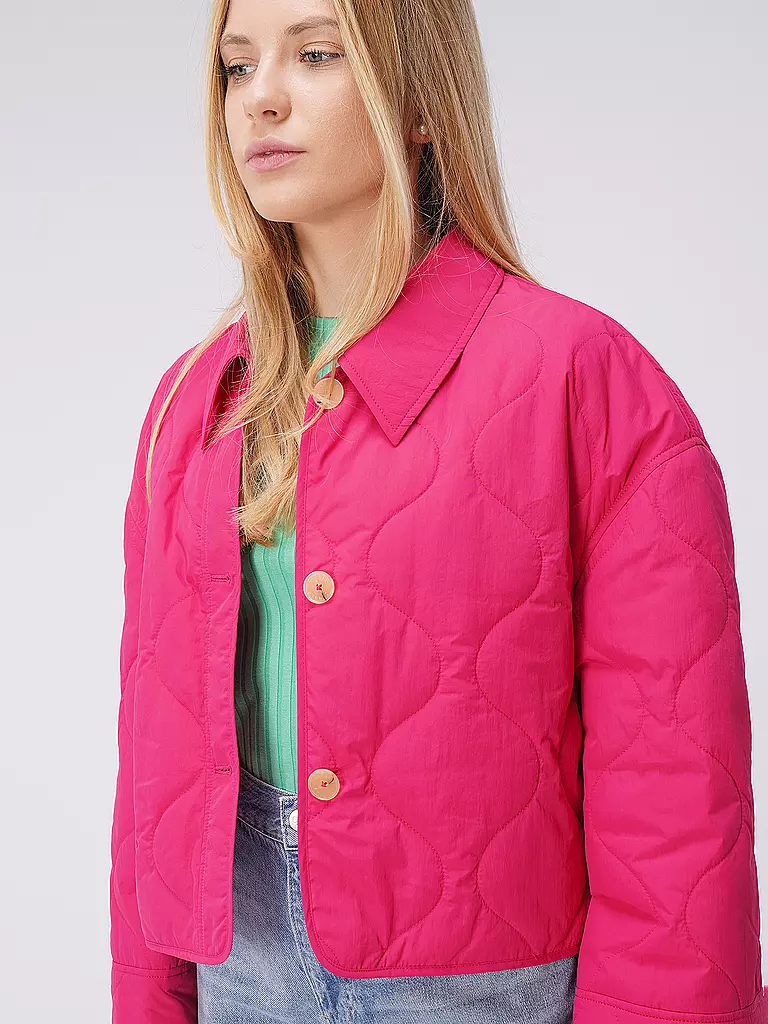 CLOSED | Leichtsteppjacke Cropped | pink